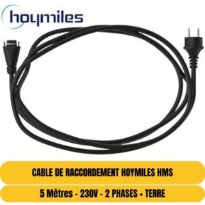 cordon alimentation micro onduleur hoymiles hms 5m plug and play