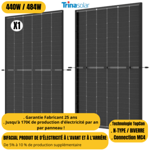 kit solaire a brancher sur prise de courant kit eco 1 panneau 440w