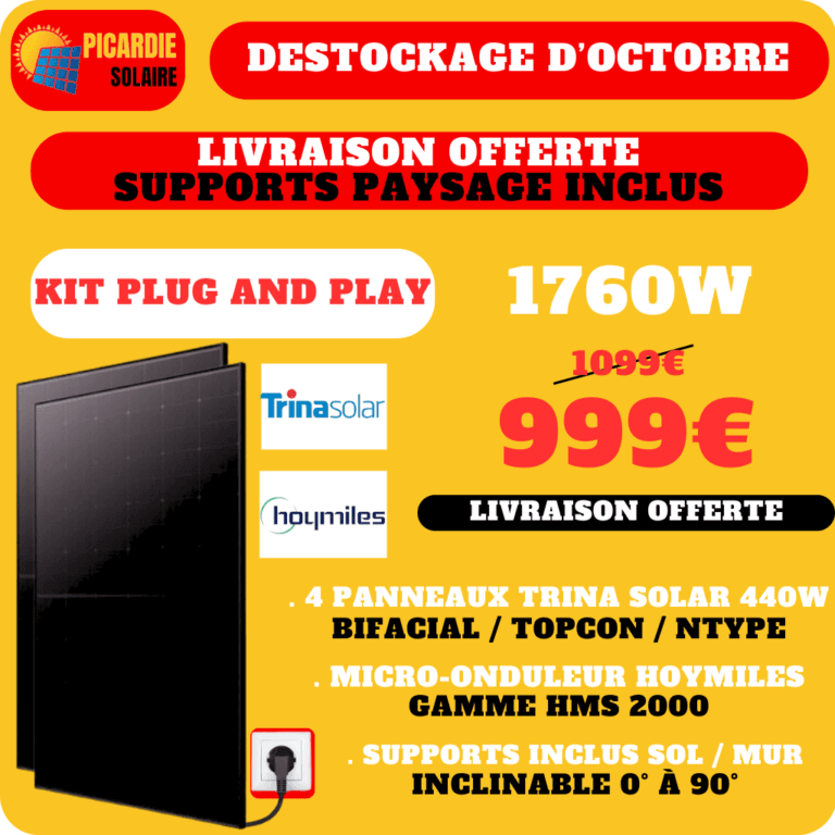 kit solaire a brancher sur prise de courant kit plug and play 4 panneaux